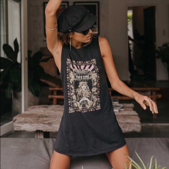 Stevie nicks Follow the Sun Graphic Tee Dress - Picture 9 of 9